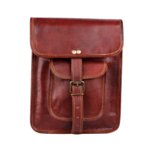 Bagelica Vintage Brown Leather Sling Bag for Men