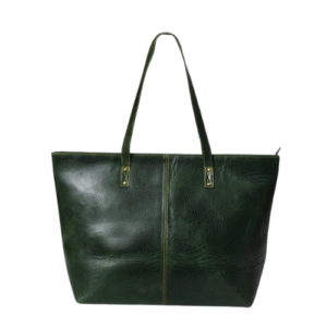 Bagelica Verde Executive Leather Shoulder Bag