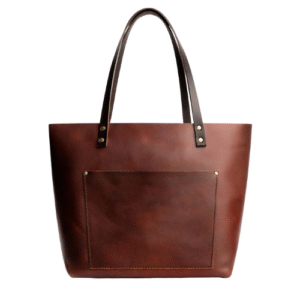 Bagelica Chestnut Heritage Leather Tote Bag
